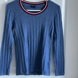 Tommy Hilfiger crew neck cable knit sweater